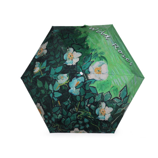 Mini umbrelă pliabilă pentru femei - Alb (4 Bucăți) Mini umbrelă pliabilă pentru femei - Alb (4 Bucăți)