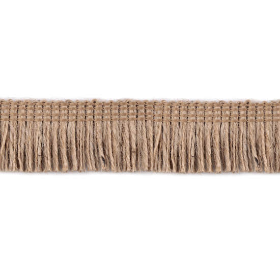 Frędzle jutowe szerokość 32 mm - Płowy naturalny (1 Metr) Frędzle jutowe szerokość 32 mm - Płowy naturalny (1 Metr)