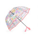Parasol dziecięcy przezroczysty automatyczny - Jasnyniebieski (4 Sztuki) Parasol dziecięcy przezroczysty automatyczny - Jasnyniebieski (4 Sztuki)