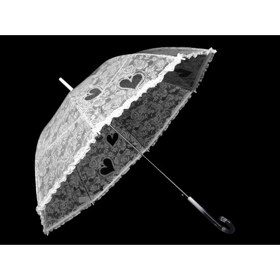 Wedding auto-open umbrella - White (3 Pieces) Wedding auto-open umbrella - White (3 Pieces)