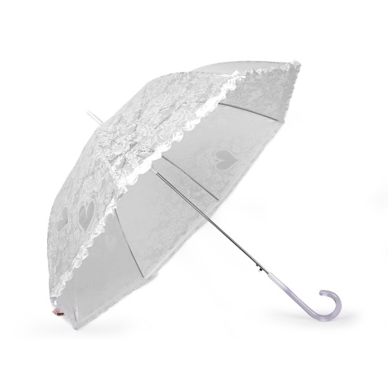 Wedding auto-open umbrella - White (3 Pieces) Wedding auto-open umbrella - White (3 Pieces)