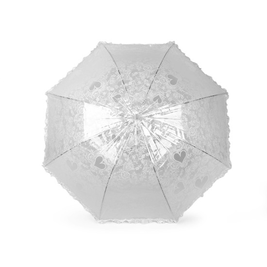 Wedding auto-open umbrella - White (3 Pieces) Wedding auto-open umbrella - White (3 Pieces)