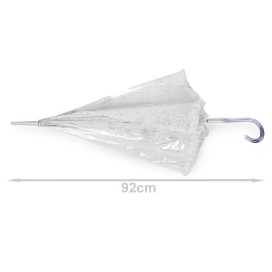 Wedding auto-open umbrella - White (3 Pieces) Wedding auto-open umbrella - White (3 Pieces)