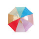 Parasol dziecięcy przezroczysty tęcza - Morelowy (4 Sztuki) Parasol dziecięcy przezroczysty tęcza - Morelowy (4 Sztuki)