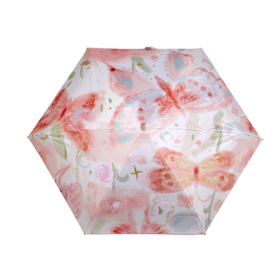 Parasol damski składany mini - Pudrowy (4 Sztuki) Parasol damski składany mini - Pudrowy (4 Sztuki)