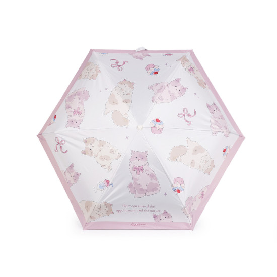 Parasol dziecięcy mini składany, kotek z rękojeścią łapka - Jasnybeżowy (3 Sztuki) Parasol dziecięcy mini składany, kotek z rękojeścią łapka - Jasnybeżowy (3 Sztuki)