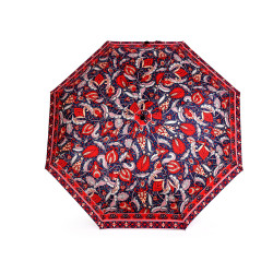 Parasol damski składany automatyczny - Granatowy (1 Sztuka)
