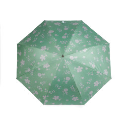 Parasol damski automatyczny - Zielona szałwia jasna (1 Sztuka)
