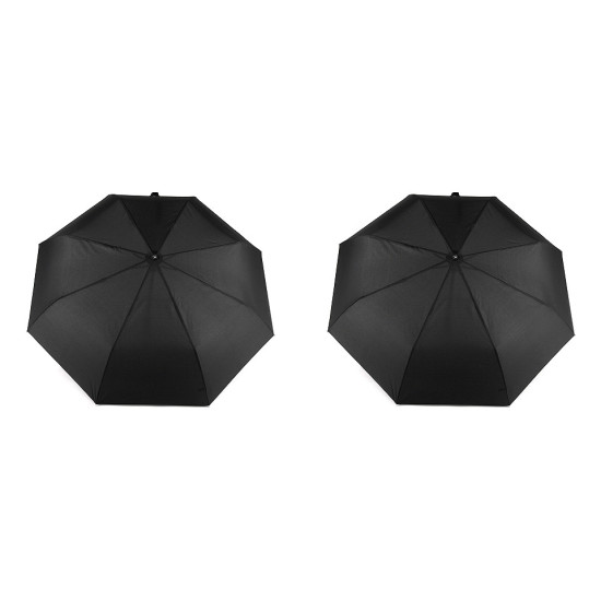 Parasol męski składany automatyczny - Czarny (3 Sztuki) Parasol męski składany automatyczny - Czarny (3 Sztuki)