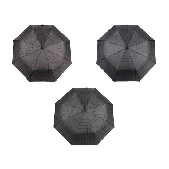 Parasol męski składany - Czarny (6 Sztuki) Parasol męski składany - Czarny (6 Sztuki)