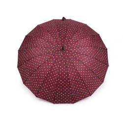 Parasol rodzinny duży w kropki - Różowofioletowy (1 Sztuka)