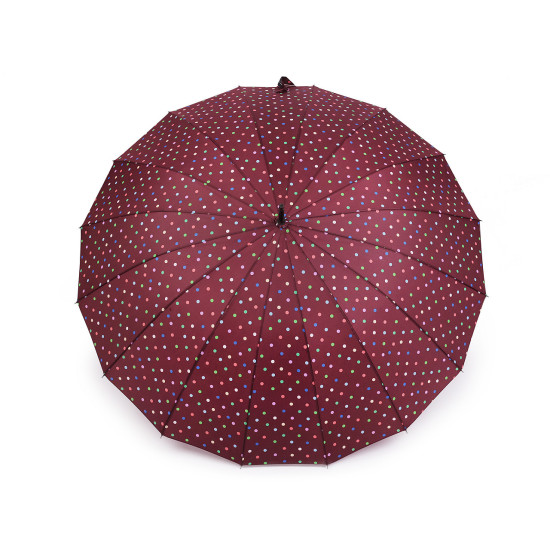 Parasol rodzinny duży w kropki - Różowofioletowy (1 Sztuka) Parasol rodzinny duży w kropki - Różowofioletowy (1 Sztuka)