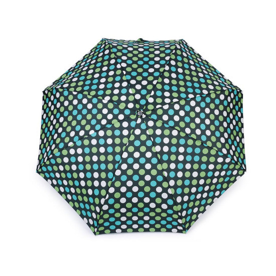 Mini parapluie pliant à pois pour femme - Noir (1 Pièce) Mini parapluie pliant à pois pour femme - Noir (1 Pièce)