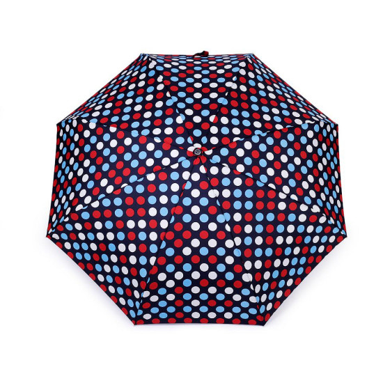 Mini parapluie pliant à pois pour femme - Noir (1 Pièce) Mini parapluie pliant à pois pour femme - Noir (1 Pièce)