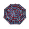 Mini parapluie pliant à pois pour femme - Bleu fonçé (1 Pièce)