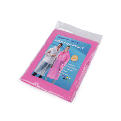 Imperméable solide pour adultes - Rose (1 Pièce)