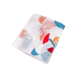 Chubasquero infantil con cuadros - Transparente (1 Pieza)