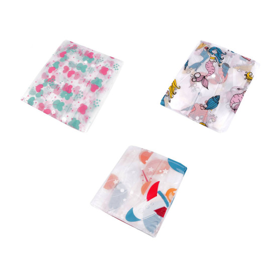 Chubasquero infantil con cuadros - Transparente (1 Pieza) Chubasquero infantil con cuadros - Transparente (1 Pieza)