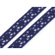 Bobina di pizzo in cotone, larghezza: 11 mm - Grigio (1 Metro) Bobina di pizzo in cotone, larghezza: 11 mm - Grigio (1 Metro)