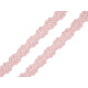 Bobina di pizzo in cotone, larghezza: 12 mm - Polvere (1 Metro) Bobina di pizzo in cotone, larghezza: 12 mm - Polvere (1 Metro)