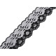 Polyamide / nylon lace width 36 mm - Dark red (1 Meter)