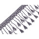 Ätzspitze mit fransen breite 12 mm - Grau-trüb (1 Meter) Ätzspitze mit fransen breite 12 mm - Grau-trüb (1 Meter)