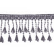 Ätzspitze mit fransen breite 12 mm - Grau-trüb (1 Meter) Ätzspitze mit fransen breite 12 mm - Grau-trüb (1 Meter)
