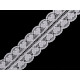 Polyamide lace trim / insert heart width 30 mm - Off white (18 Meters) Polyamide lace trim / insert heart width 30 mm - Off white (18 Meters)