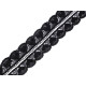 Polyamide lace trim / insert heart width 30 mm - Off white (18 Meters) Polyamide lace trim / insert heart width 30 mm - Off white (18 Meters)