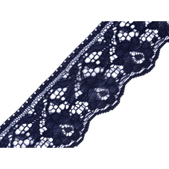 Polyamide lace trim width 67 mm - Lightgrey (1 Meter)