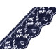 Polyamide lace trim width 67 mm - Lightgrey (1 Meter)