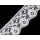 Polyamide lace trim width 67 mm - Lightgrey (1 Meter)