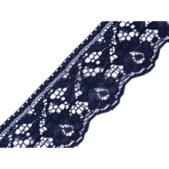 Polyamide lace trim width 67 mm - Lightgrey (1 Meter)