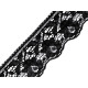 Polyamide lace trim width 67 mm - Lightgrey (1 Meter)
