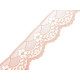 Polyamide lace trim width 40 mm - White (15 Meters)