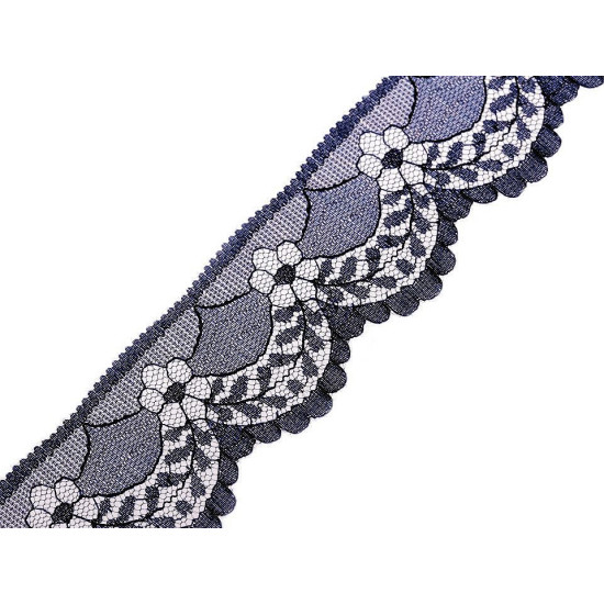 Polyamide lace trim width 40 mm - White (15 Meters)