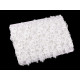Guipure lace trim - 3d flower with pearl bead width 42 mm - Off white (1 Meter) Guipure lace trim - 3d flower with pearl bead width 42 mm - Off white (1 Meter)
