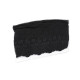 Dantelă brodată pe organza, lățime 90 mm - Negru (27 Metri) Dantelă brodată pe organza, lățime 90 mm - Negru (27 Metri)