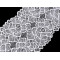Elastic lace / table runner / insert width 15.5 cm - Snow white (1 Meter)