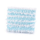 Frill elastic for garter width 65 mm - White-blue (27 Meters)