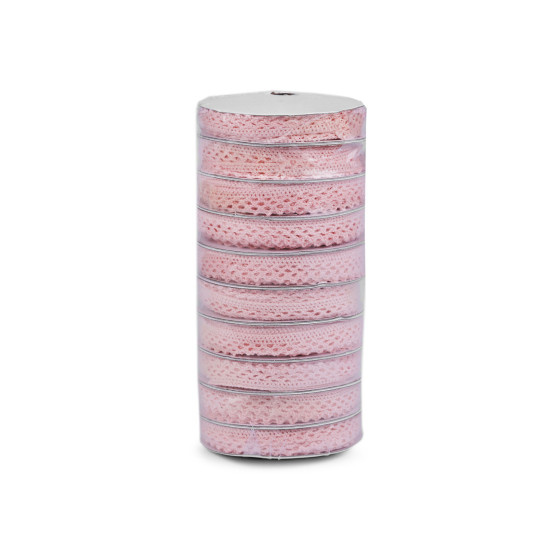 Bobina di pizzo in cotone, larghezza: 12 mm - Vaniglia (5 Metri) Bobina di pizzo in cotone, larghezza: 12 mm - Vaniglia (5 Metri)