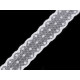 Koronka elastyczna szerokość 30 mm - Czarny (1 Metr) Koronka elastyczna szerokość 30 mm - Czarny (1 Metr)