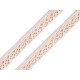 Bobina di pizzo in cotone, larghezza: 10; 14 mm - Bianco (45 Metri) Bobina di pizzo in cotone, larghezza: 10; 14 mm - Bianco (45 Metri)