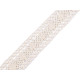 Cotton bobbin lace trim / insert, width 30 mm - White (45 Meters) Cotton bobbin lace trim / insert, width 30 mm - White (45 Meters)