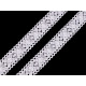 Cotton bobbin lace trim / insert, width 19 mm - Ecru light (27 Meters) Cotton bobbin lace trim / insert, width 19 mm - Ecru light (27 Meters)