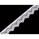 Galon guipure avec sequins, largeur 14 mm - Blanc cassé (1 Mètre) Galon guipure avec sequins, largeur 14 mm - Blanc cassé (1 Mètre)