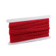 Guipure lace width 13 mm - Red (1 Meter)