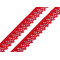 Guipure lace width 13 mm - Red (1 Meter)