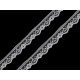 Nylon / polyamid lace trim width 14 mm - White (1 Meter) Nylon / polyamid lace trim width 14 mm - White (1 Meter)