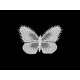Applicazione / toppa da cucire, motivo: farfalla - Bianco (10 Pezzi) Applicazione / toppa da cucire, motivo: farfalla - Bianco (10 Pezzi)